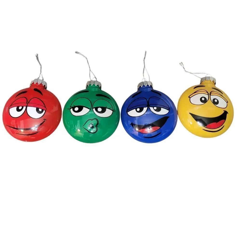 M&M ornaments (4 Total)